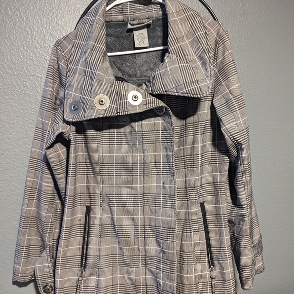 Free Country Jackets & Blazers - Free Country Winter Full Zip Plaid Hip Length Jacket/Coat